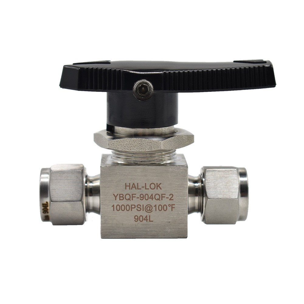 904L卡套直通球阀：高腐蚀工况下的流体控制利器